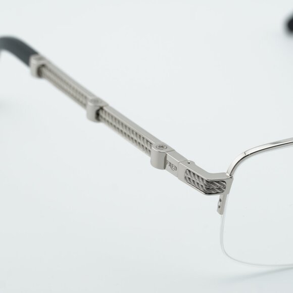 Fred FG50039U 016 Eyeglasses Palladium 58mm Rectangle Frame - Picture 6 of 9